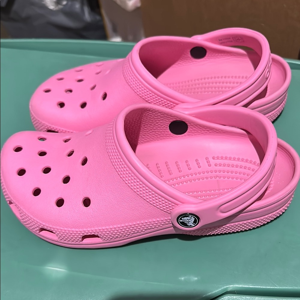 Pink Clogs women size 6